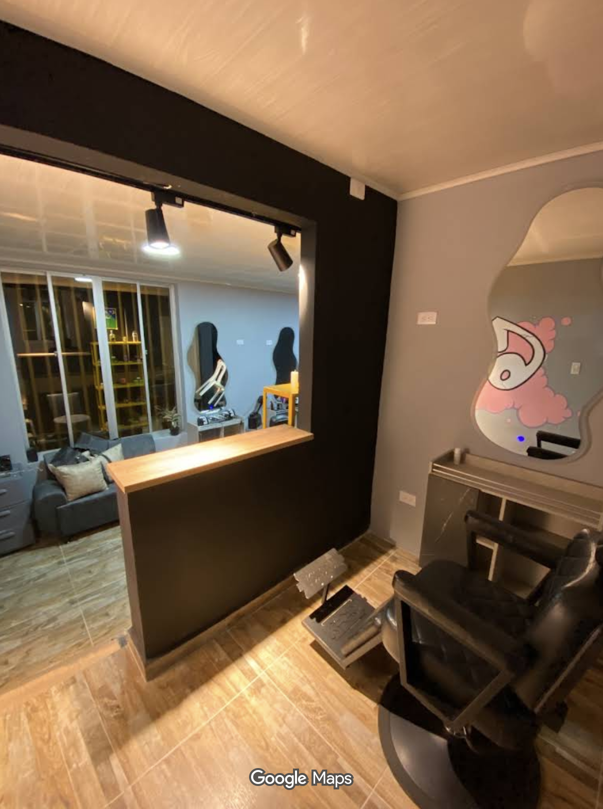 Interior de GOAT Barber Studio